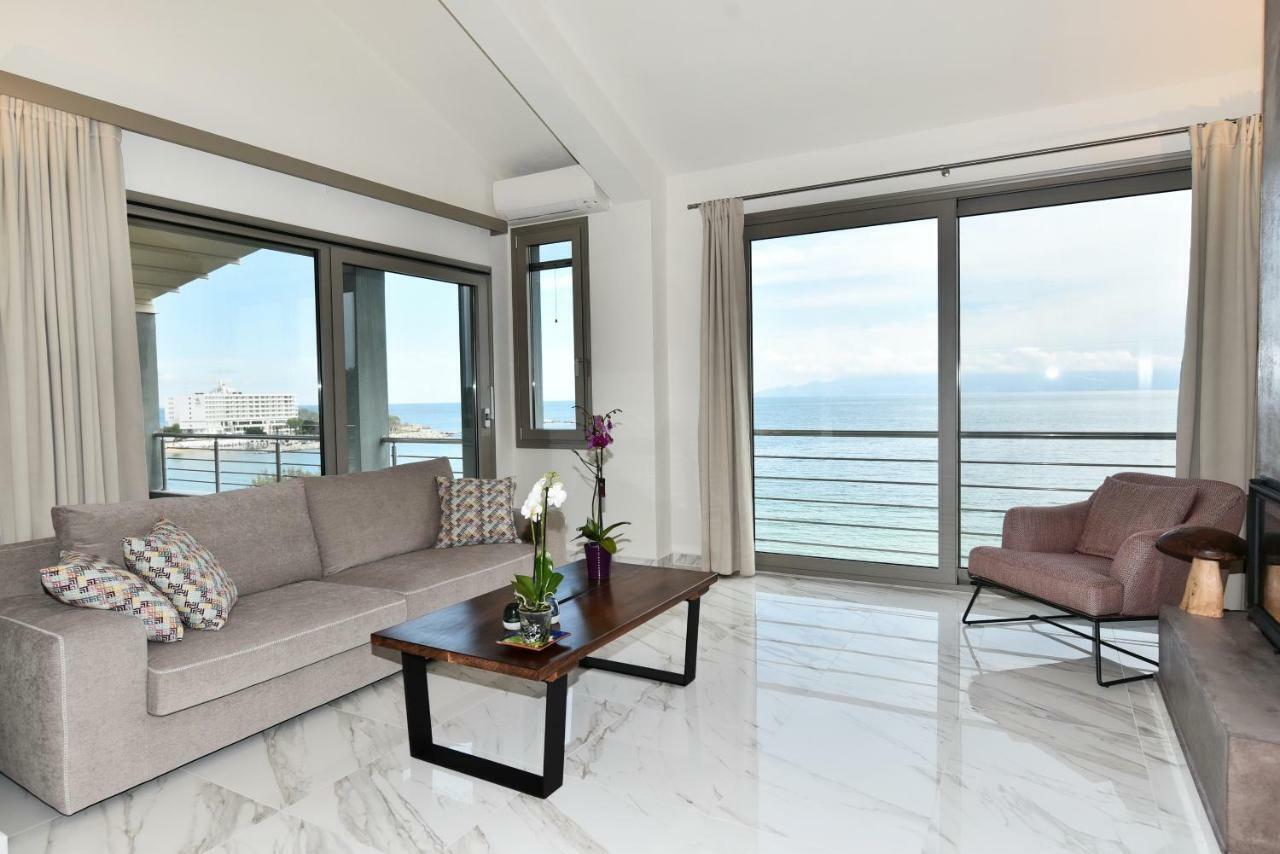 Вилла Thala-Sea Luxury House Кавала Экстерьер фото